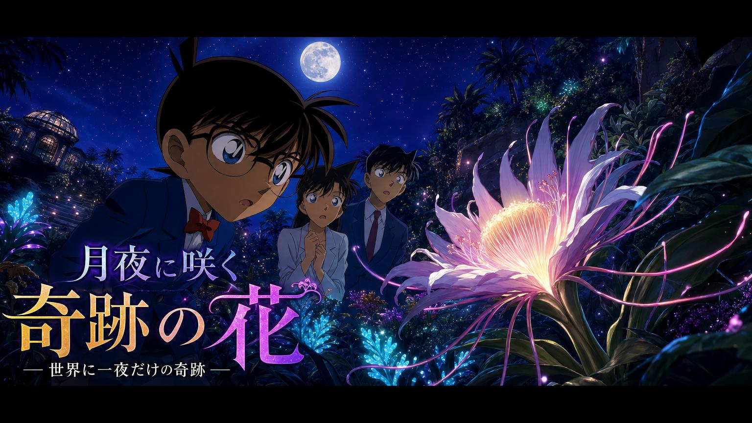 海角社区植物视频-珍稀兰花夜间绽放